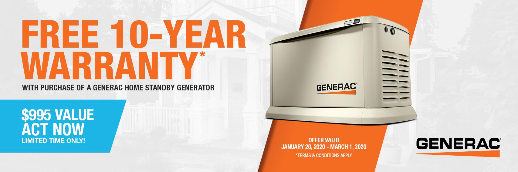 Homestandby Generator Deal | Warranty Offer | Generac Dealer | Haltom City, TX